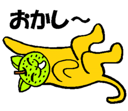 Fruit-cat sticker #3095039