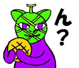 Fruit-cat sticker #3095048