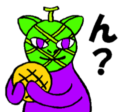 Fruit-cat sticker #3095048