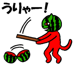 Fruit-cat sticker #3095051