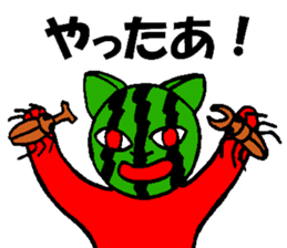 Fruit-cat sticker #3095052