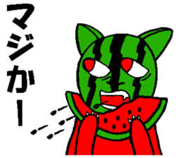 Fruit-cat sticker #3095055