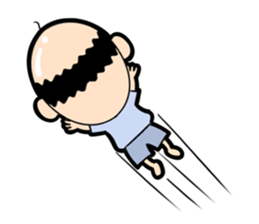 Interesting character flock English.ver sticker #3095223