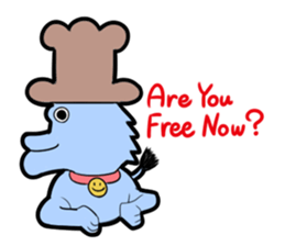 Interesting character flock English.ver sticker #3095230