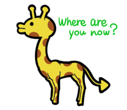 Interesting character flock English.ver sticker #3095231