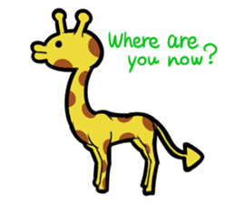 Interesting character flock English.ver sticker #3095231