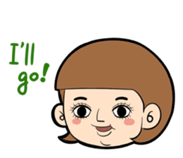 Interesting character flock English.ver sticker #3095232