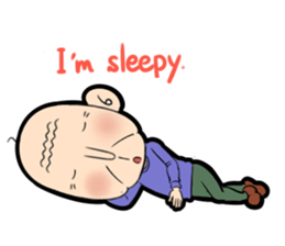 Interesting character flock English.ver sticker #3095235