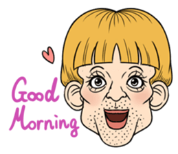 Interesting character flock English.ver sticker #3095243