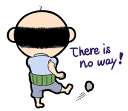 Interesting character flock English.ver sticker #3095245