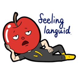 Interesting character flock English.ver sticker #3095249