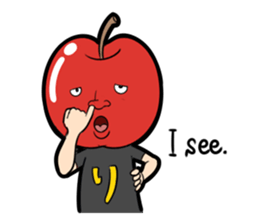 Interesting character flock English.ver sticker #3095250