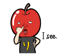 Interesting character flock English.ver sticker #3095250