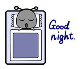 Interesting character flock English.ver sticker #3095256