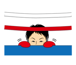 OHASHI BOXING GYM 2nd ROUND sticker #3097341