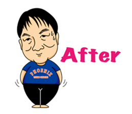 OHASHI BOXING GYM 2nd ROUND sticker #3097350