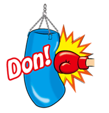 OHASHI BOXING GYM 2nd ROUND sticker #3097376