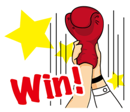 OHASHI BOXING GYM 2nd ROUND sticker #3097377