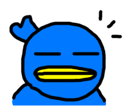 BlueBird with a Yellow beak sticker #3097428