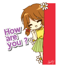 Miss Daisy fun time sticker #3097492