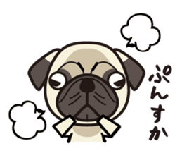 iinu - Pug sticker #3097819