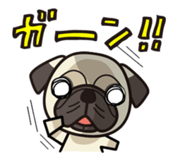 iinu - Pug sticker #3097822