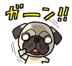 iinu - Pug sticker #3097822