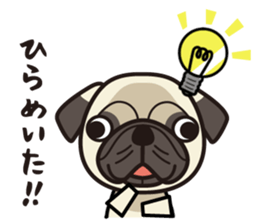 iinu - Pug sticker #3097824