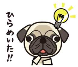 iinu - Pug sticker #3097824