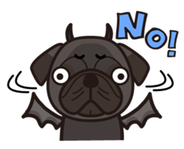 iinu - Pug sticker #3097827