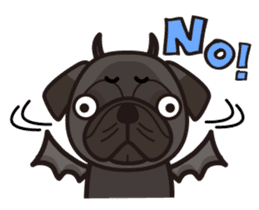 iinu - Pug sticker #3097827