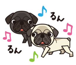 iinu - Pug sticker #3097828