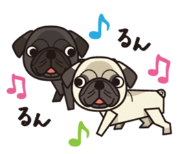iinu - Pug sticker #3097828