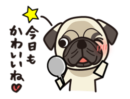 iinu - Pug sticker #3097829
