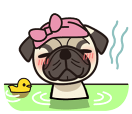 iinu - Pug sticker #3097831