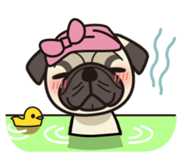 iinu - Pug sticker #3097831
