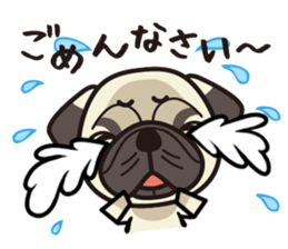 iinu - Pug sticker #3097832