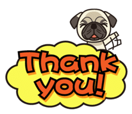 iinu - Pug sticker #3097834