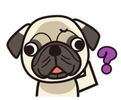 iinu - Pug sticker #3097836