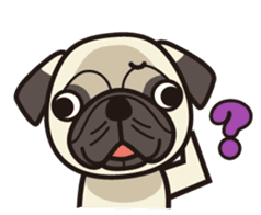 iinu - Pug sticker #3097836