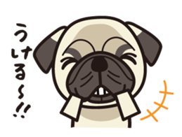 iinu - Pug sticker #3097837