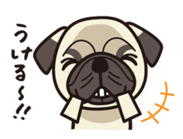 iinu - Pug sticker #3097837