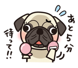 iinu - Pug sticker #3097839