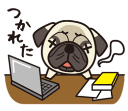 iinu - Pug sticker #3097841