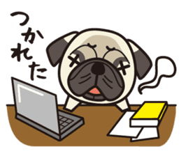 iinu - Pug sticker #3097841