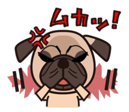 iinu - Pug sticker #3097842