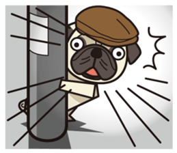 iinu - Pug sticker #3097845