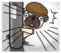 iinu - Pug sticker #3097845