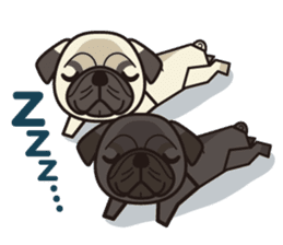 iinu - Pug sticker #3097849