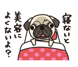 iinu - Pug sticker #3097850